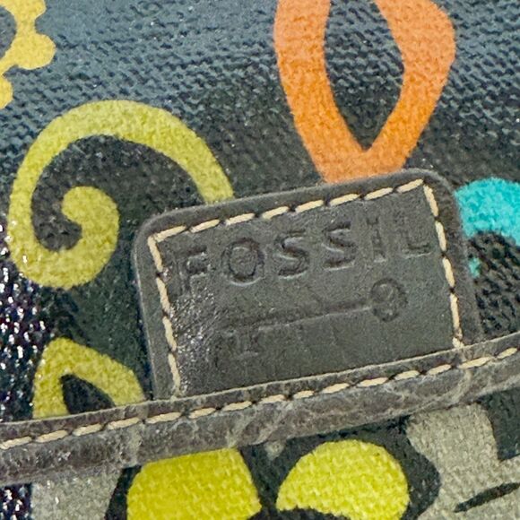 Fossil Key Per Travel Cosmetic Roll Up Bag Wallet Bird Y2K Jewelry Organizer - Picture 7 of 11